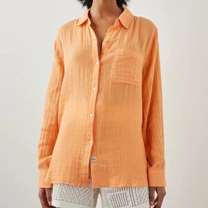 Rails Ellis Shirt Womens XL Cotton Gauze Long Sleeve Lightweight